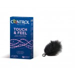 CONTROL PRESERVATIVOS TOUCH & FEEL 12 UNIDADES + PLUMA