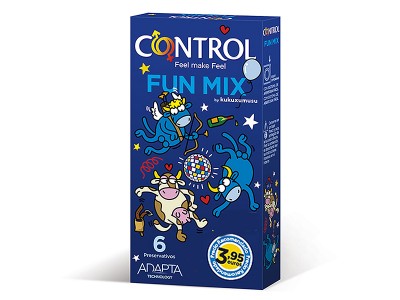 Control Preservativos Fun Mix 6 uds. Control Preservativos Fun Mix 6 uds.