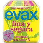 EVAX COMPRESA FINA Y SEGURA NORMAL SIN ALAS 16UND