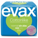 EVAX COMPRESA COTTONLIKE NORMAL SIN ALAS 20 UND