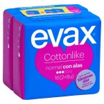 EVAX COMPRESA COTTONLIKE NORMAL CON ALAS 16 UND