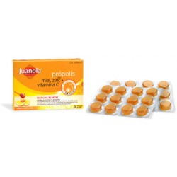 Juanola Propolis con Miel Zinc Vitamina C 24 Pastillas