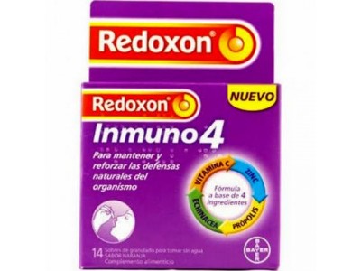 Redoxon Inmuno4 14 Sobres Granulado Sabor Naranja