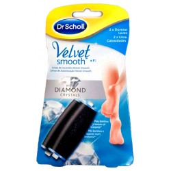 Scholl Velvet Smooth Limas Recambio Durezas Leves 2uds.