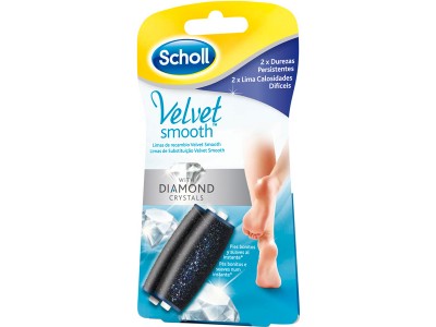 Scholl Velvet Smooth Limas Recambio Durezas Persistentes 2 uds.