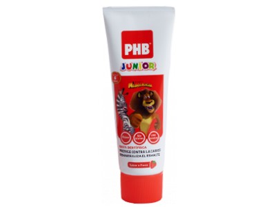 PHB Junior Pasta de Fresa 6-9 Años 75ml