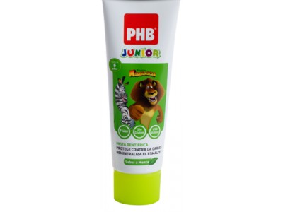 PHB Junior Pasta de Menta 6-9 Años 75ml