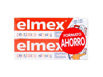 Elmex Pasta Dentífrica Infantil 50ml 2 uds. Elmex Pasta Dentífrica Infantil 50ml 2 uds.