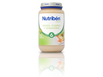 Nutriben Potito Patata Puerro Zanahoria 250g