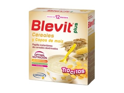 Blevit Plus Trocitos Cereales y Copos Maiz 600g