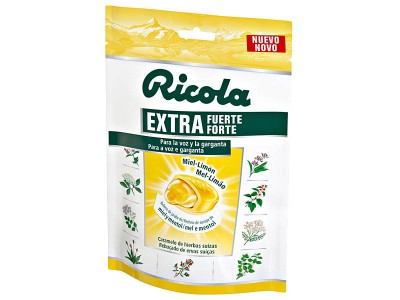 Ricola Extra Fuerte Caramelos Miel-Limón 65g