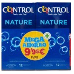 CONTROL PRESERVATIVOS NATURE MEGA AHORRO 12 + 12 UNIDADES