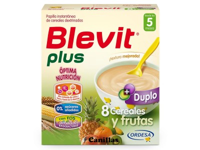 Blevit Plus 8 Cereales y Frutas 600g