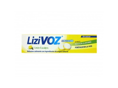 Lizivoz Limón-Eucalipto Sin Azúcar 18 Pastillas