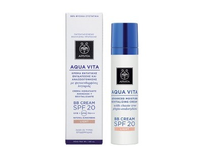 Apivita BB Cream Aqua Vita SPF20 Light 40ml Apivita BB Cream Aqua Vita SPF20 Light 40ml