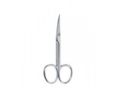 Beter Tijera Manicura Pieles Curva Cromada 9cm Beter Tijera Manicura Pieles Curva Cromada 9cm