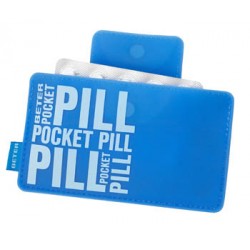 Caja Guarda Medicamentos Pocket Pill Azul
