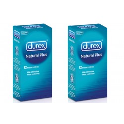 Durex Duplo Preservativo Natural Plus 12 uds.