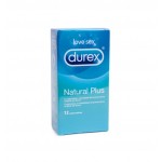 DUREX PRESERVATIVOS NATURAL PLUS 12 UNIDADES