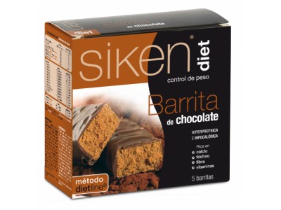 Siken Diet Barrita de Chocolate 5 uds.