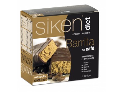 Siken Diet Barrita Cafe 5 Barritas 36g Siken Diet Barrita Cafe 5 Barritas 36g
