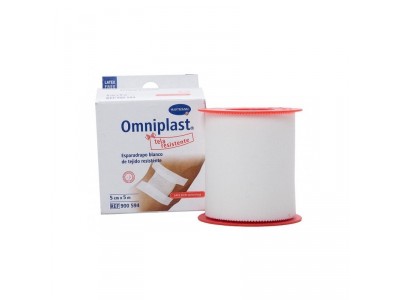 Omniplast OTC Esparadrapo Blanco Resistente 5x5cm