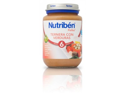 Nutriben Potito Ternera Verduras 200g