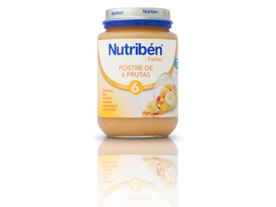 Nutriben Postre de 6 Frutas 200g Nutriben Postre de 6 Frutas 200g