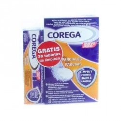 Corega Crema Limpiadora 40g +30 Tabletas Limpieza