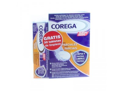 Corega Crema Limpiadora 40g +30 Tabletas Limpieza