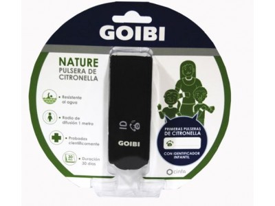 Goibi Pulsera Citronella.Color Negro Goibi Pulsera Citronella.Color Negro