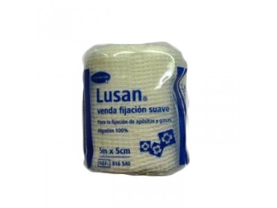 Lusan Venda Fijación Suave 5m x 5cm Lusan Venda Fijación Suave 5m x 5cm