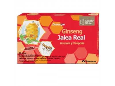 Arko Real Jalea Real Ginseng 20 Ampollas