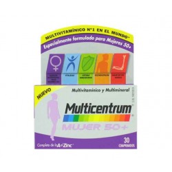 Multicentrum Mujer 50 + 30 Comprimidos