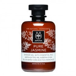 Apivita Pure Jasmine Gel Baño Aceites Esenciales 300ml