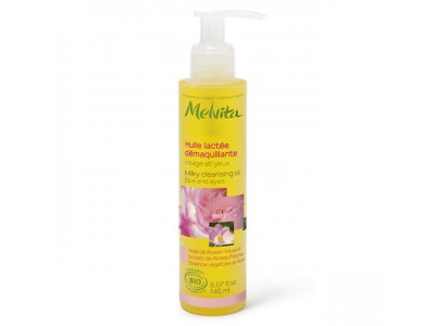 Melvita Aceite Lacteo Desmquillante Cara y Ojos 145ml