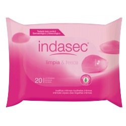 Indasec Toallitas Higiene Íntima Sobre 20 uds.