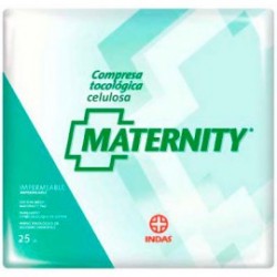 Indas Compresas Celulosa Maternity 25 uds.