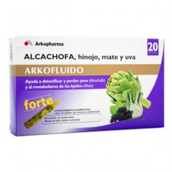 Arko Alcachofa Hinojo Mate Uva 20 Ampollas