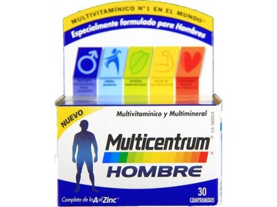 Multicentrum Hombre 30 Comprimidos