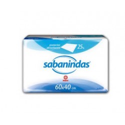 Sabanindas Protegecamas 60x40 25 uds.