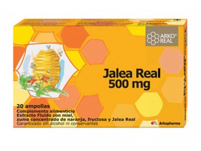 Arko Real Jalea Real 500mg 20 Ampollas Arko Real Jalea Real 500mg 20 Ampollas