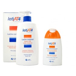 Leti At4 Pack Leche Corporal 500ml + Gel Baño 200ml