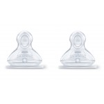 NUK TETINA FC+ SILICONA XL TALLA 2 ALIMENTO 6-18 MESES 2 UNIDADES