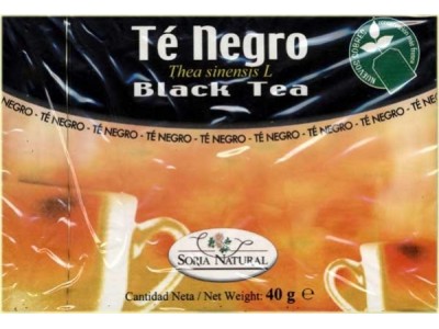 Soria Natural Té Negro Infusión 20 uds.