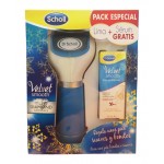 SCHOLL PACK VELVET SMOOTH LIMA DIAMOND CRYSTAL+ SERUM  30 ML+ BAÑO PIES 150 ML