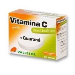 Vallesol Vitamina C + Guaraná 24 Comprimidos