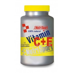 Nutrisport Vitamina C+E 60 Comprimidos Masticables
