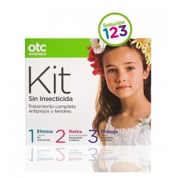 Otc Anti-Piojos Kit 123 Sin Insecticida Loción 125ml + Acondicionador 125ml + Spray 125ml