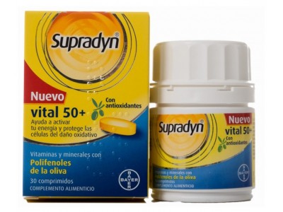 Supradyn Vital 50 + Antiox 30 Comprimidos